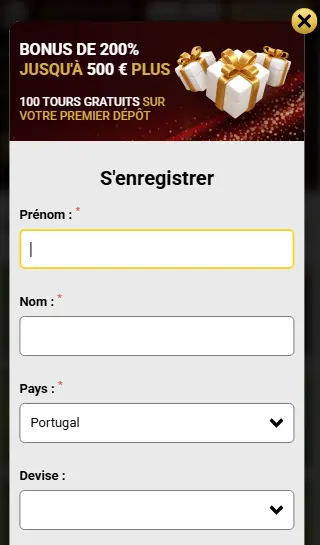 Espace joueur CASINO UNIQUE
